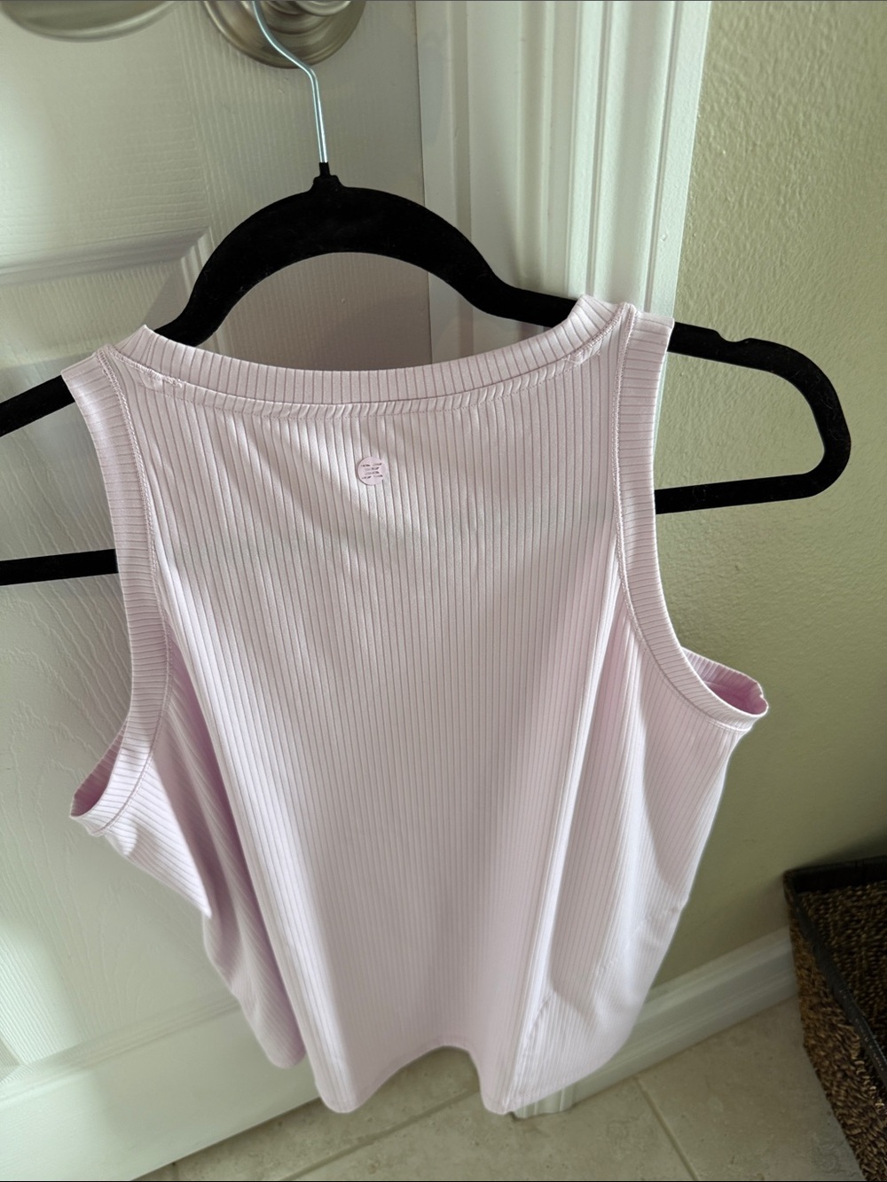 RBX Light Pink Ribbed Tank Top - Picture 2 of 4